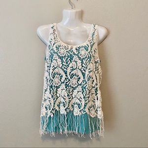 Women’s White Lace Swimsuit Coverup